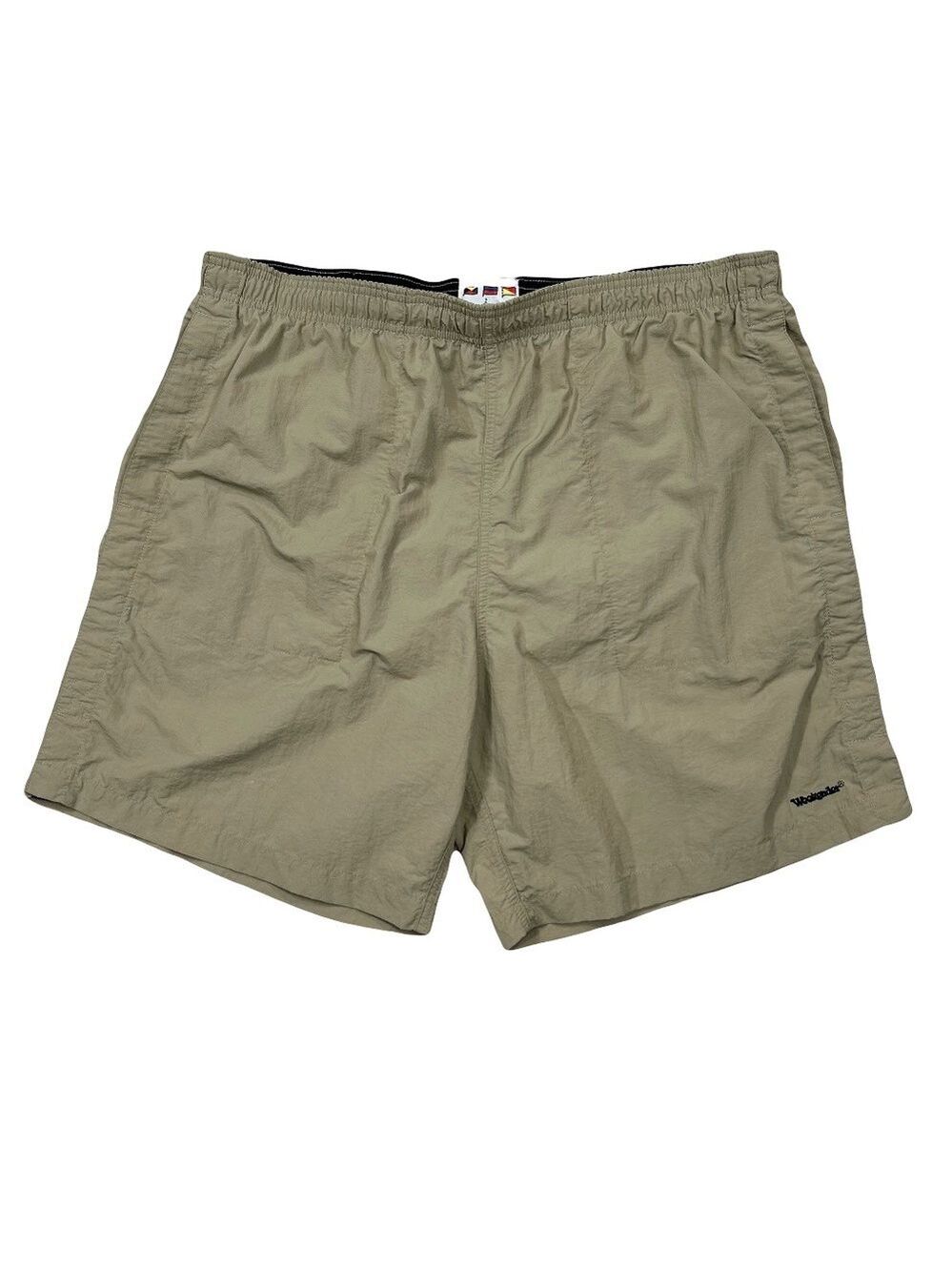 Weekender Men's Khaki Tan Nylon Athletic Swim Trunk Shorts Size XL